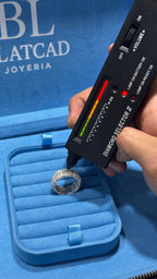 Anillo Cuadrado Moissanita Plata.925