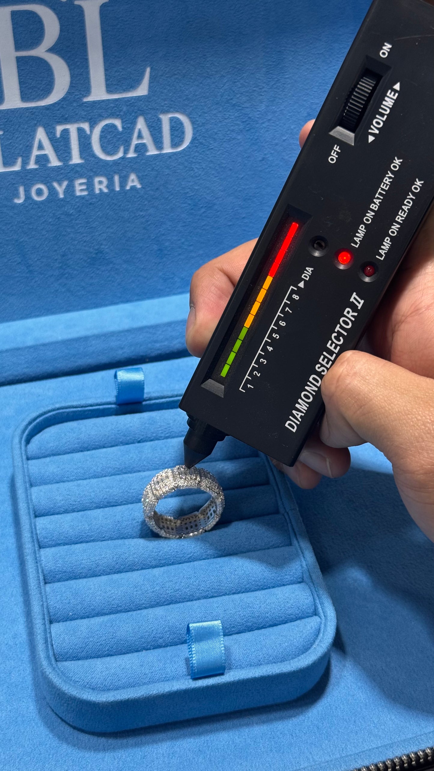 Anillo Cuadrado Moissanita Plata.925