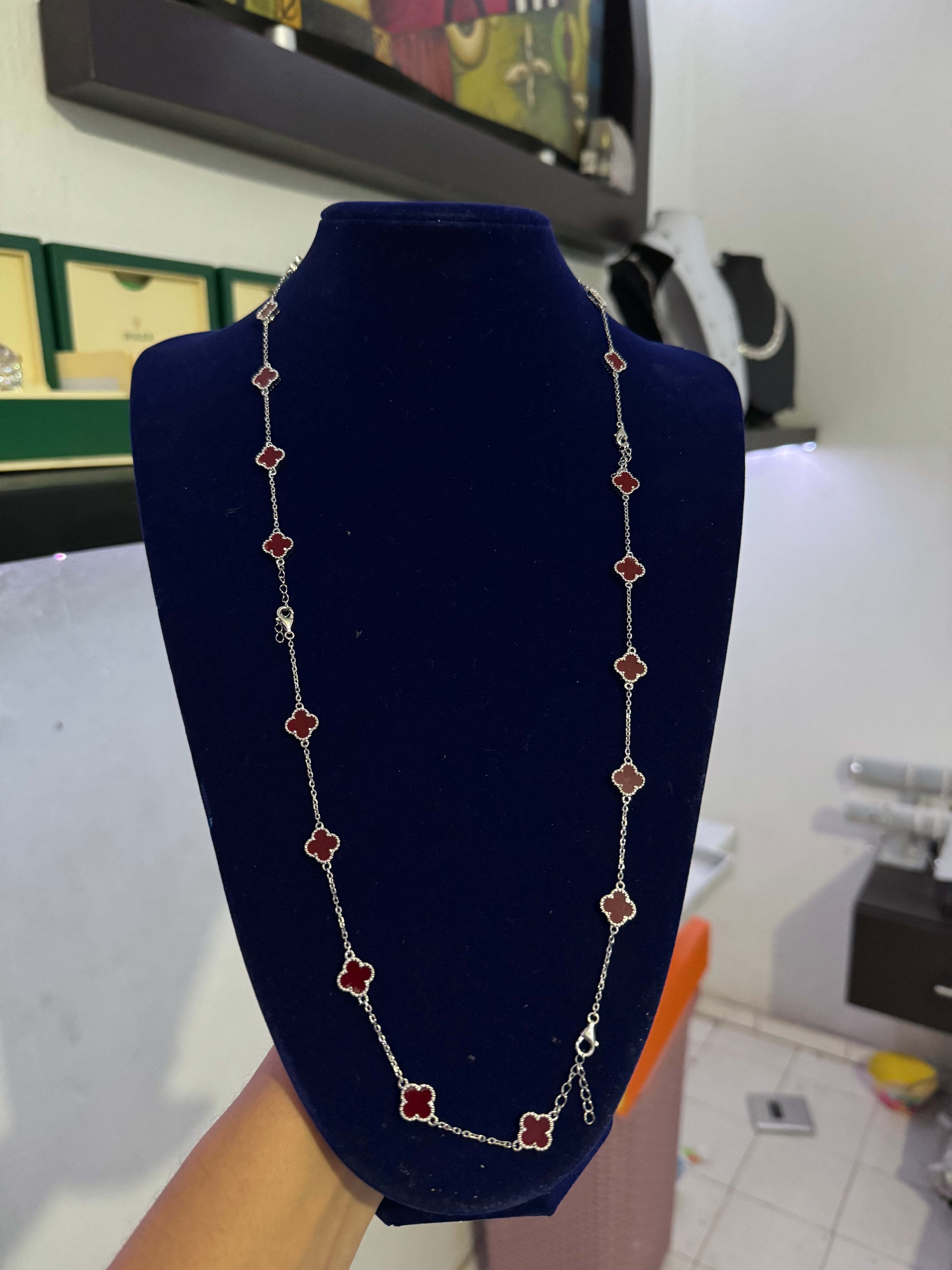 Cadena Vam Cleef Plata.925