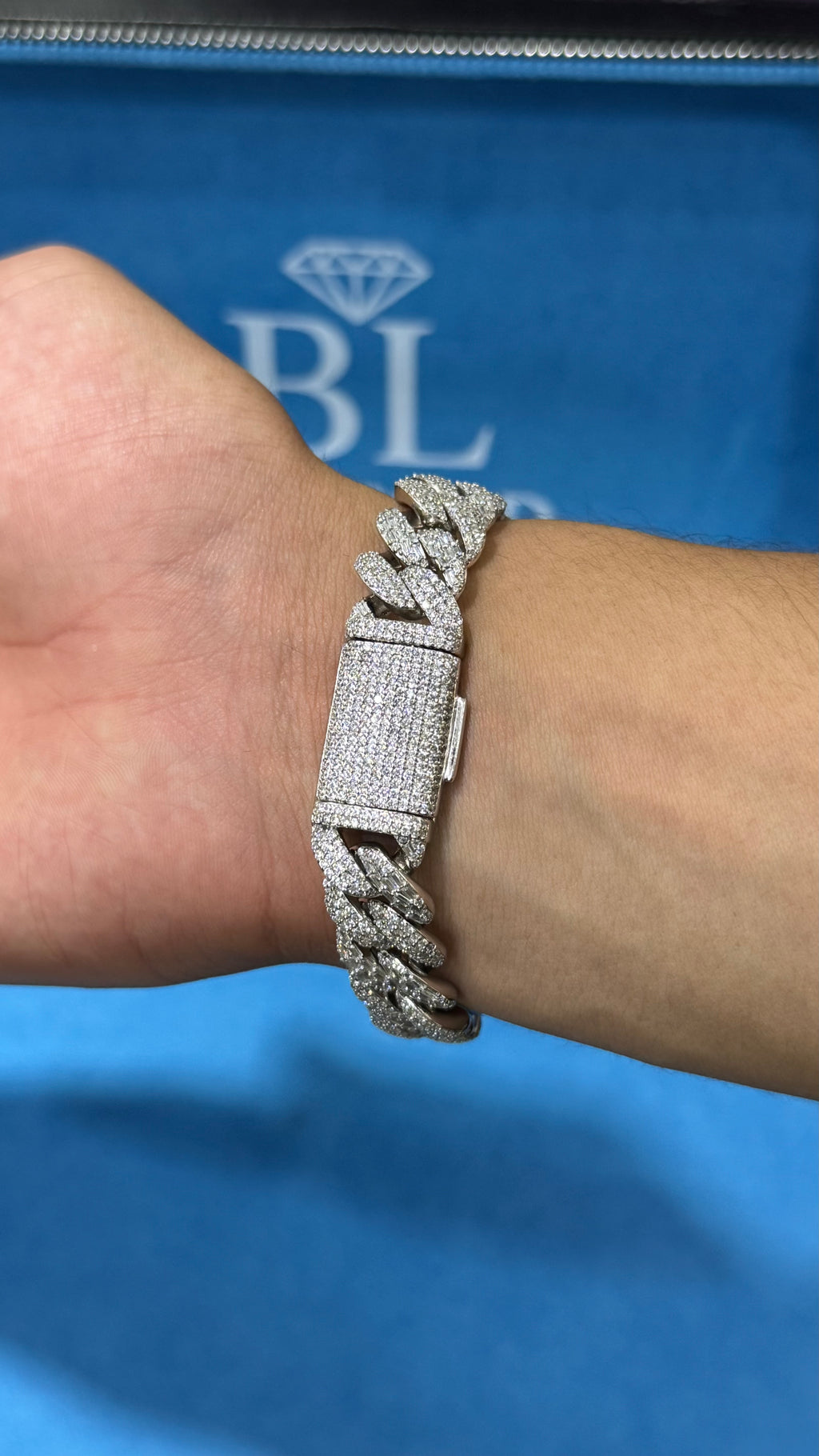 Pulso Miami Baguette Plata.925