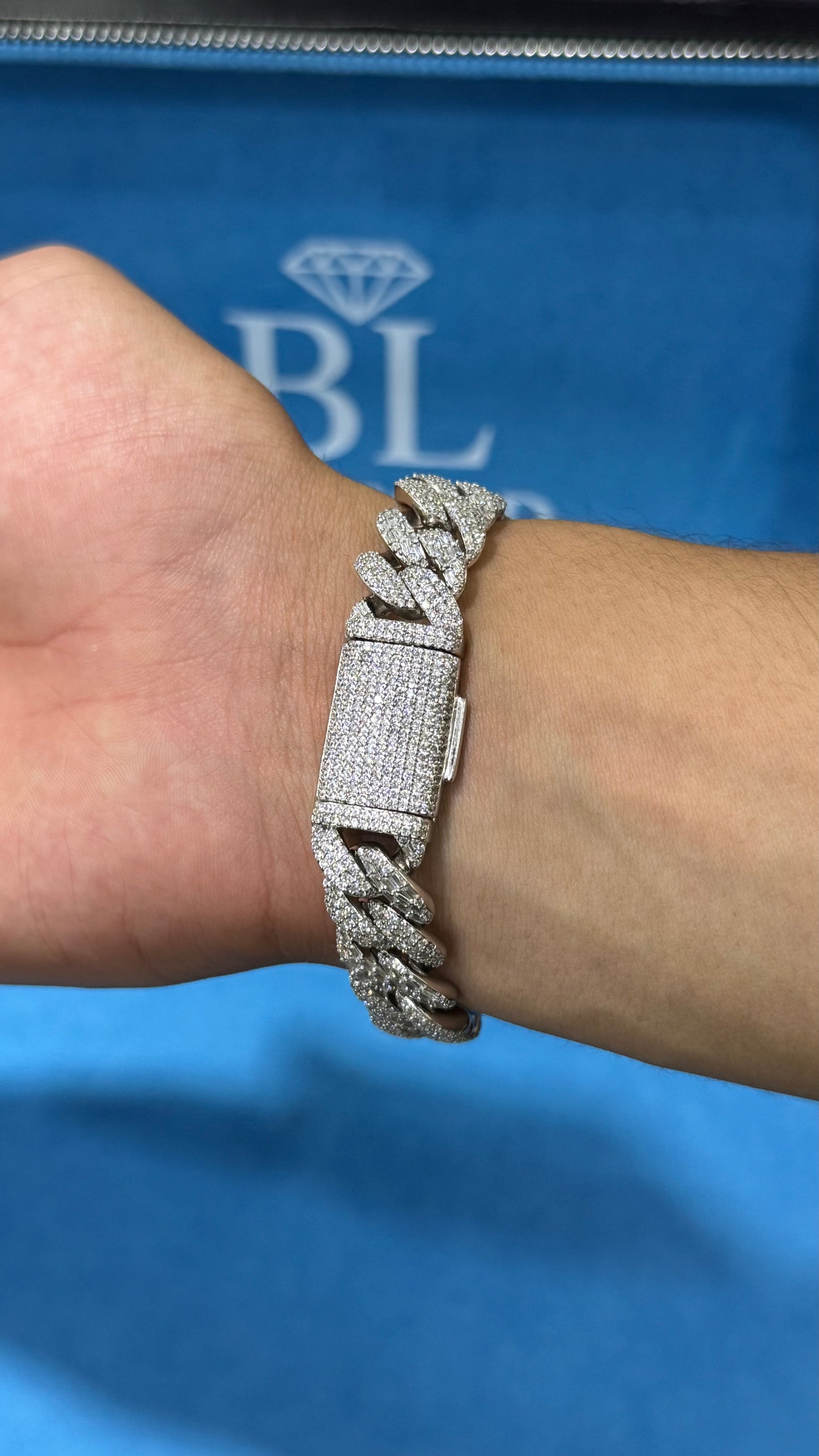 Pulso Miami Baguette Plata.925