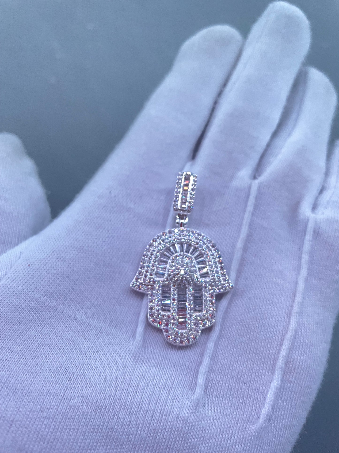 925 Silver Hand Pendant