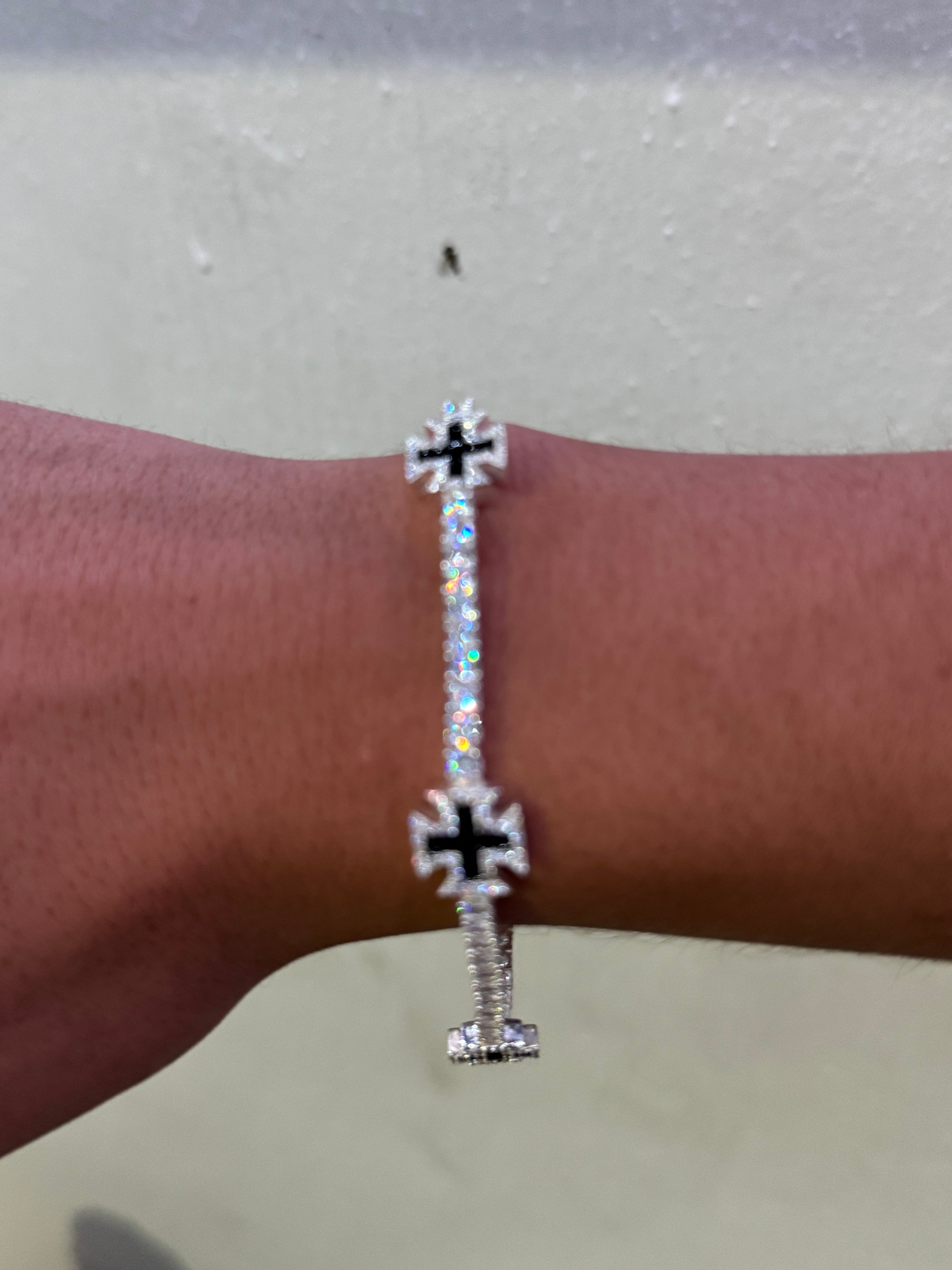 Pulso Cruz Plata.925