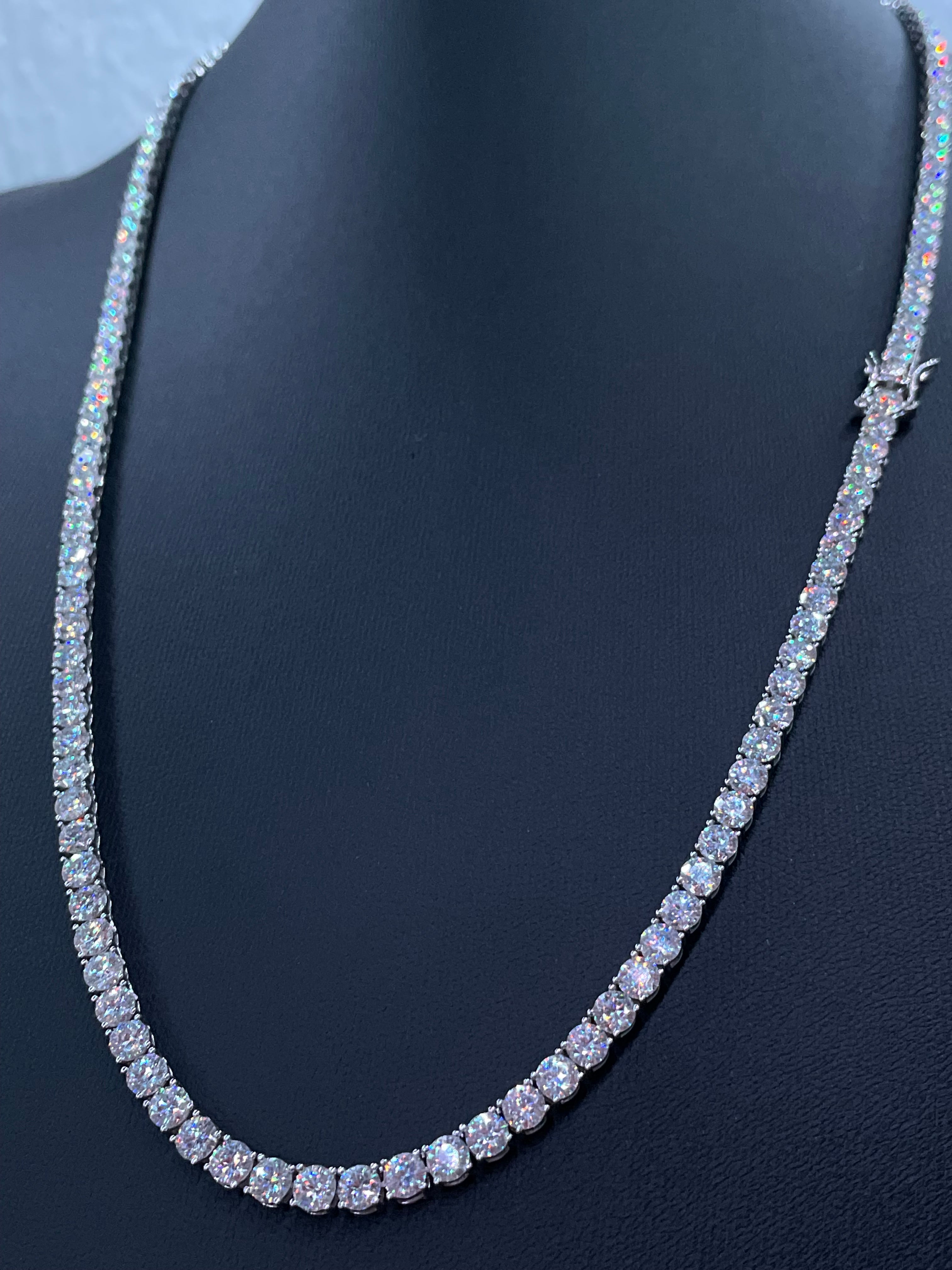 Moissanite Tennis Chain