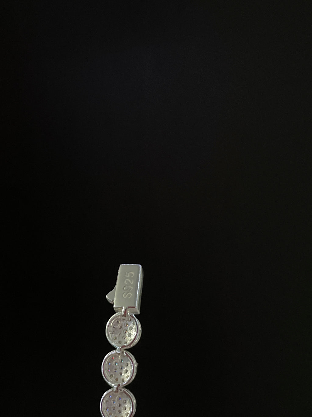 Silver Circle Bracelet.925