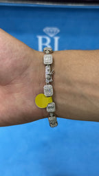 Pulso Cuarw Moissanita Plata.925