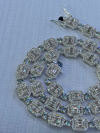 Cadena Cuadrada Plata.925