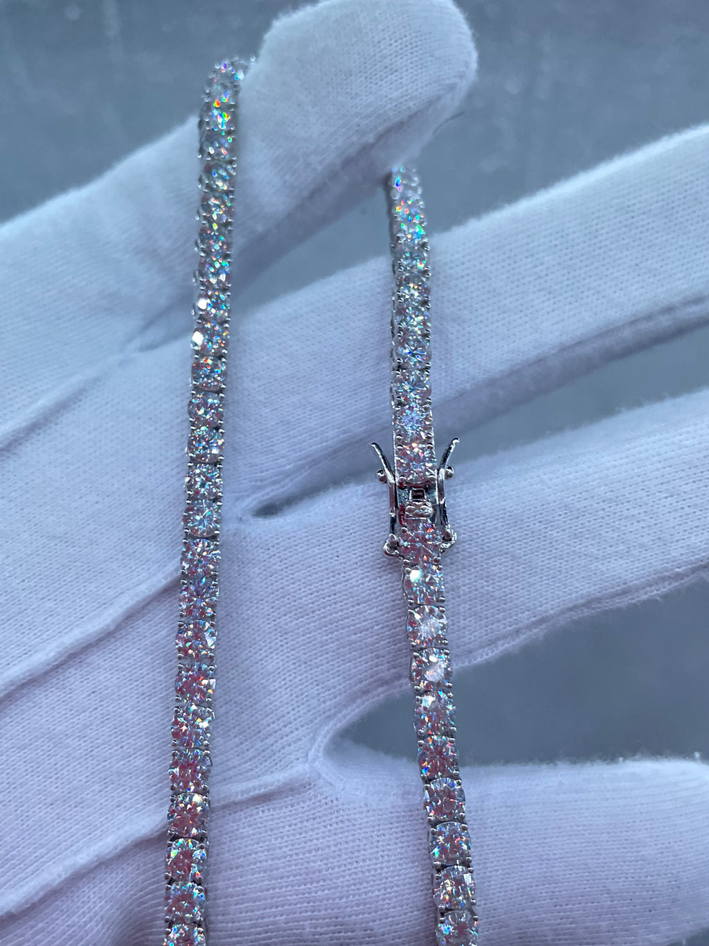 Moissanite Tennis Chain
