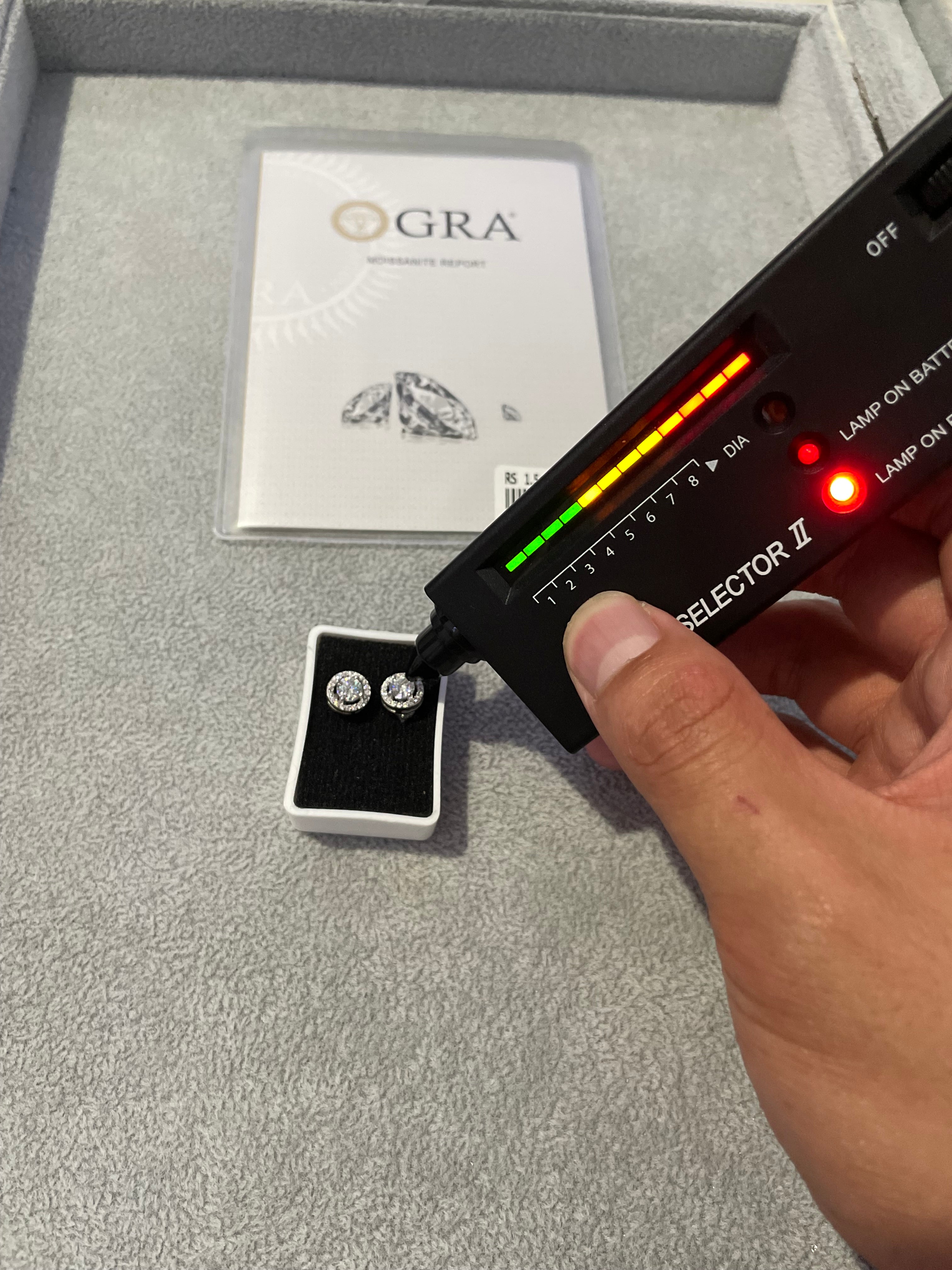 Aretes Moissanite Vvs 1