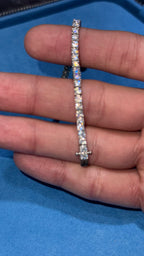 Pulso Tennis Moissanite Plata.925