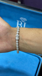 Pulso Tennis Circle Plata.925