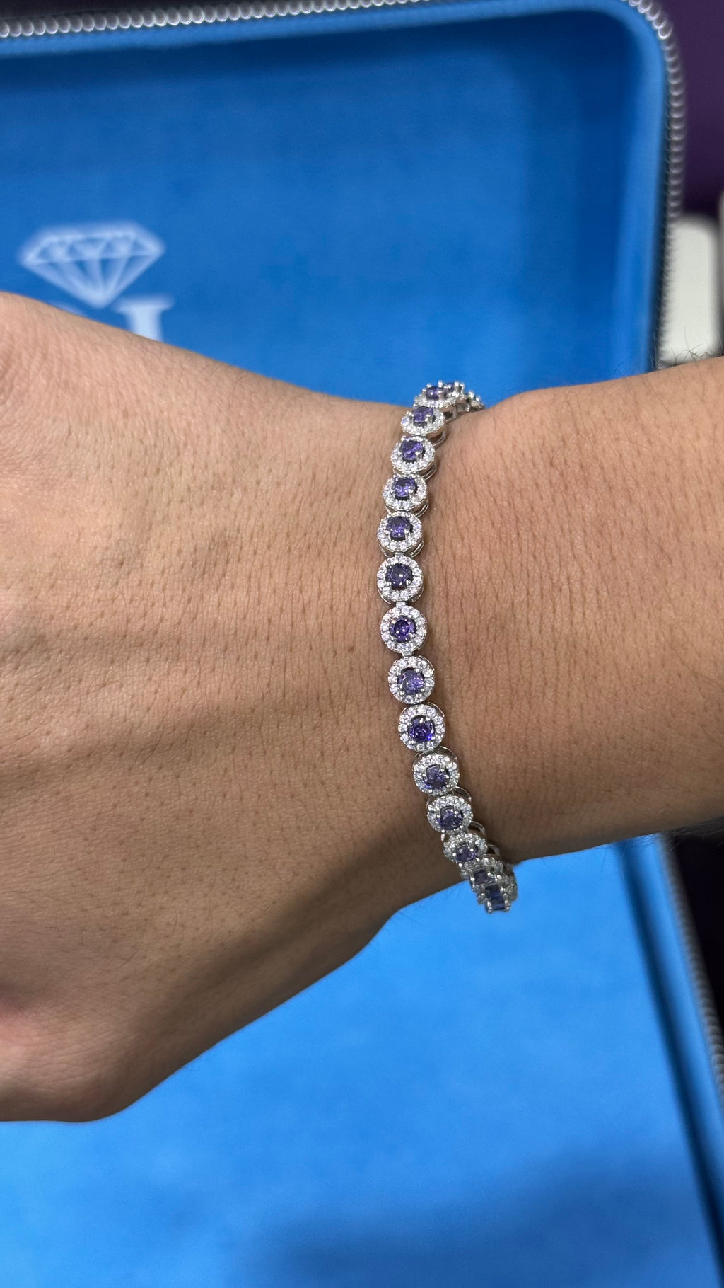 Pulso Tennis Circle Plata.925