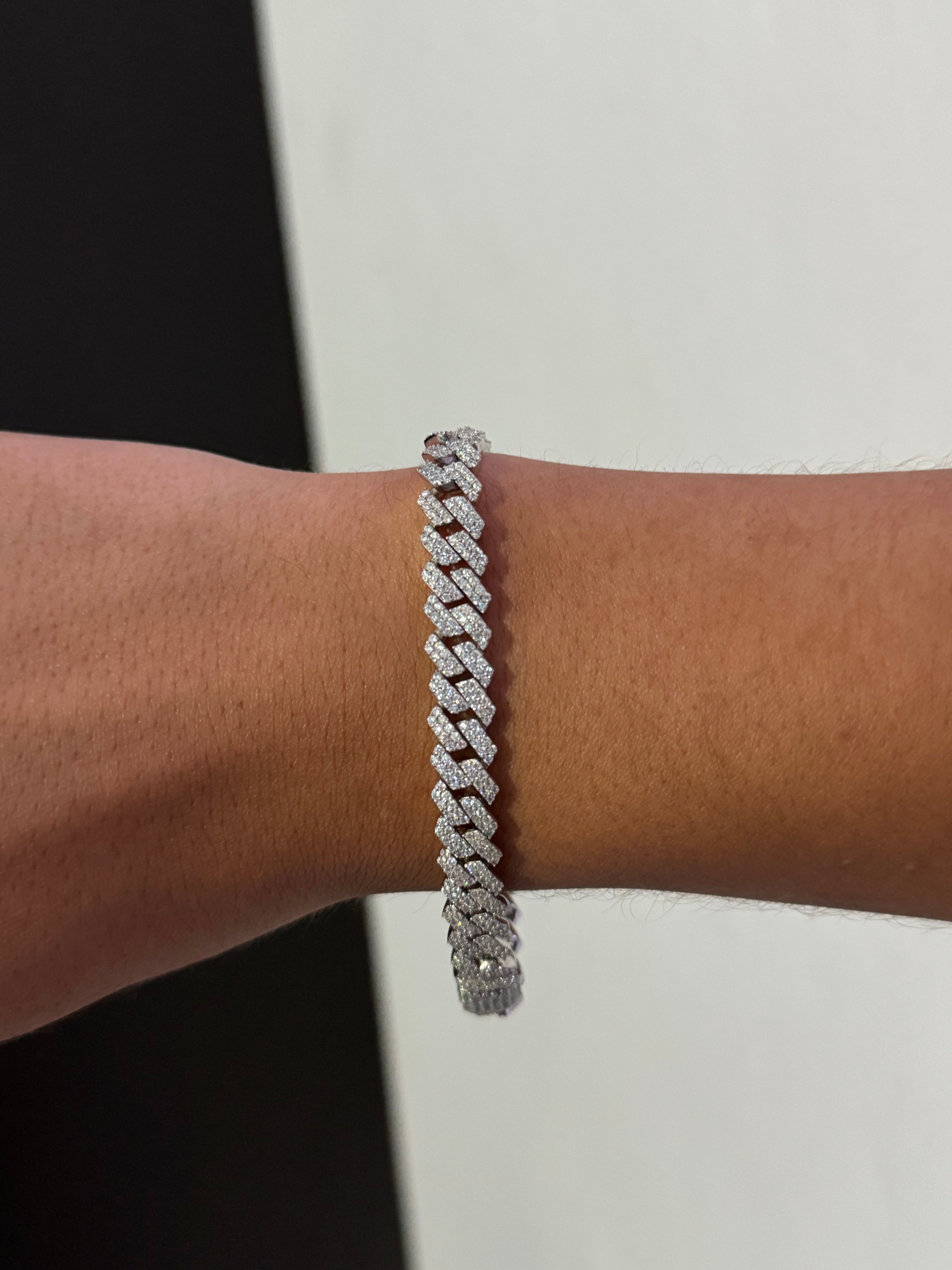 Pulso Miami Moissanite Plata.925