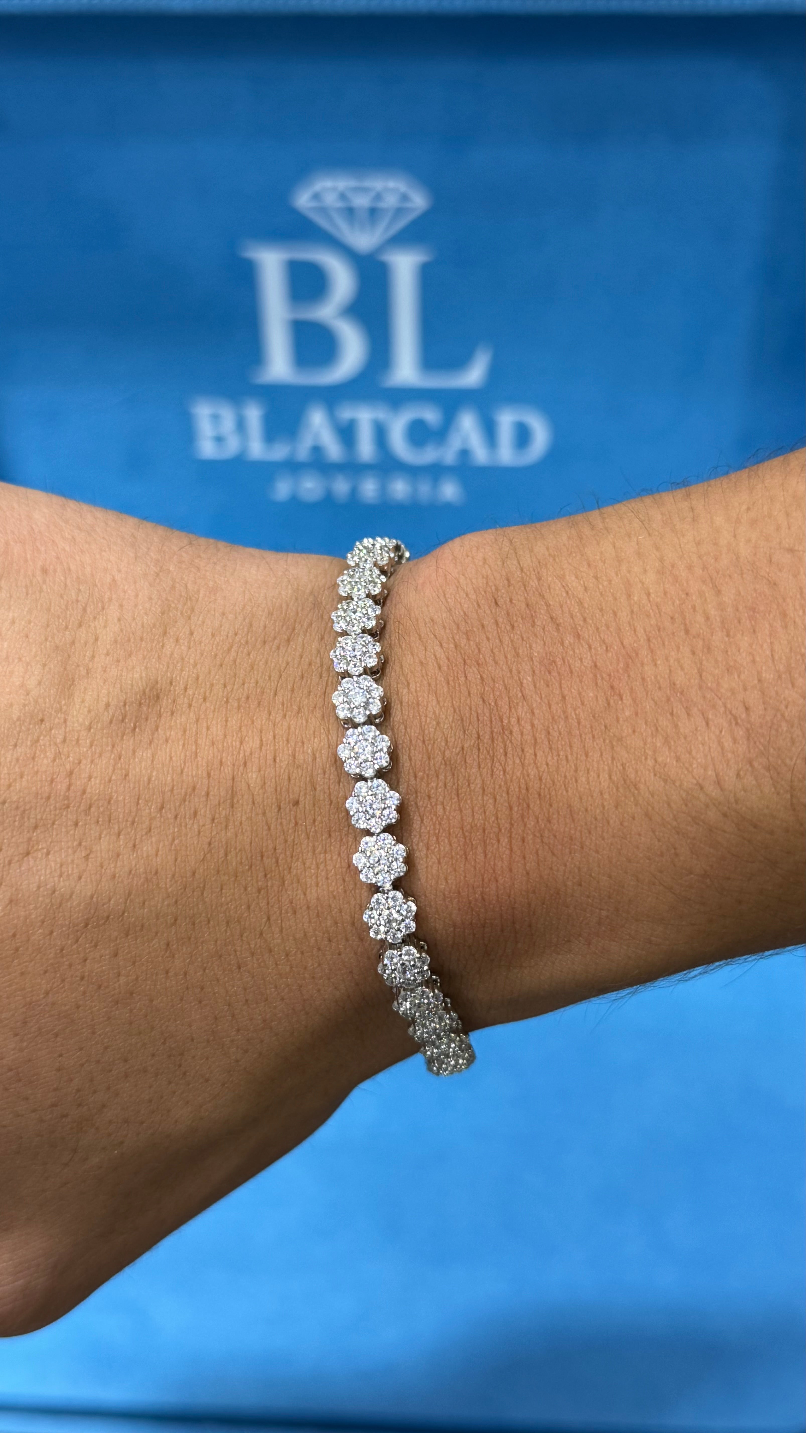 Pulso Tennís Circle Plata.925