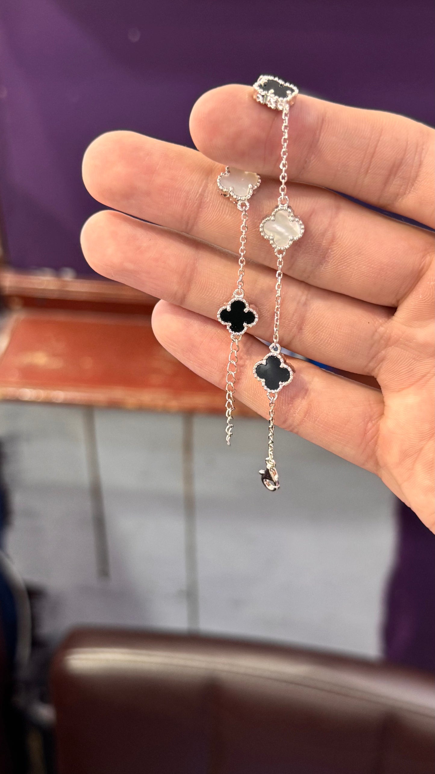 Pulso Van Cleef Plata.925