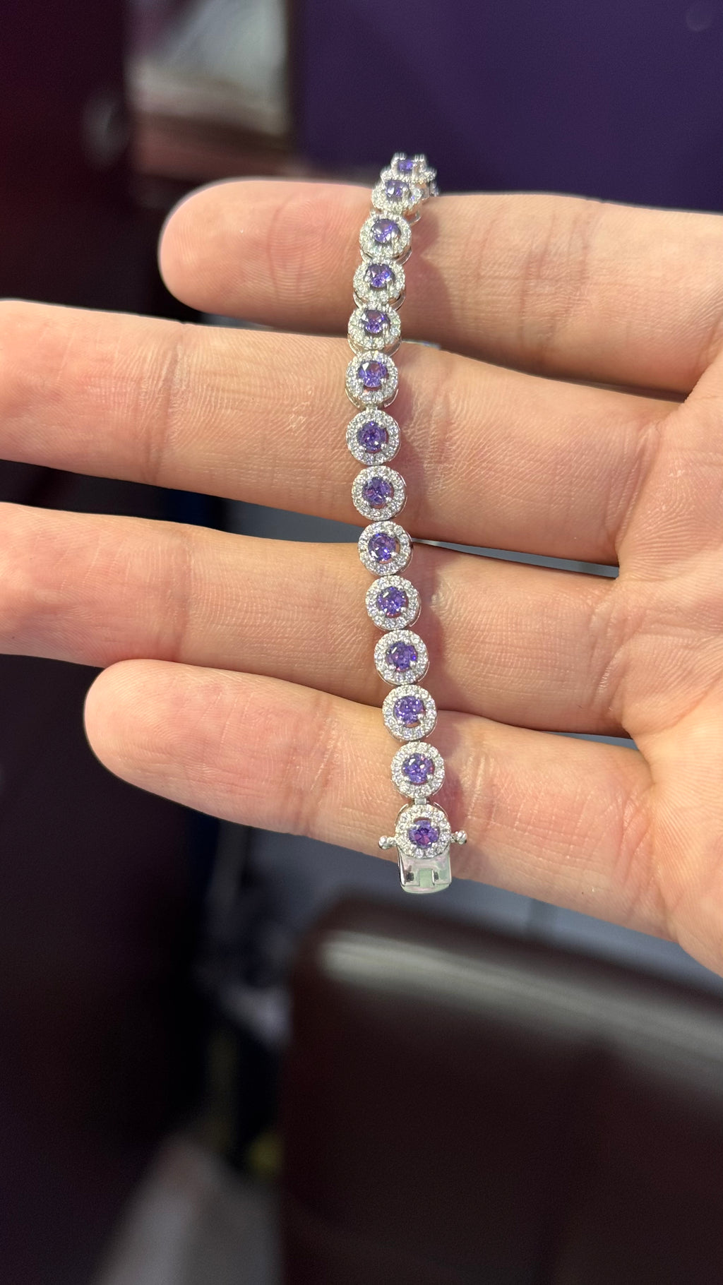 Pulso Tennis Circle Plata.925