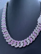 925 Silver Miami Baguette Chain