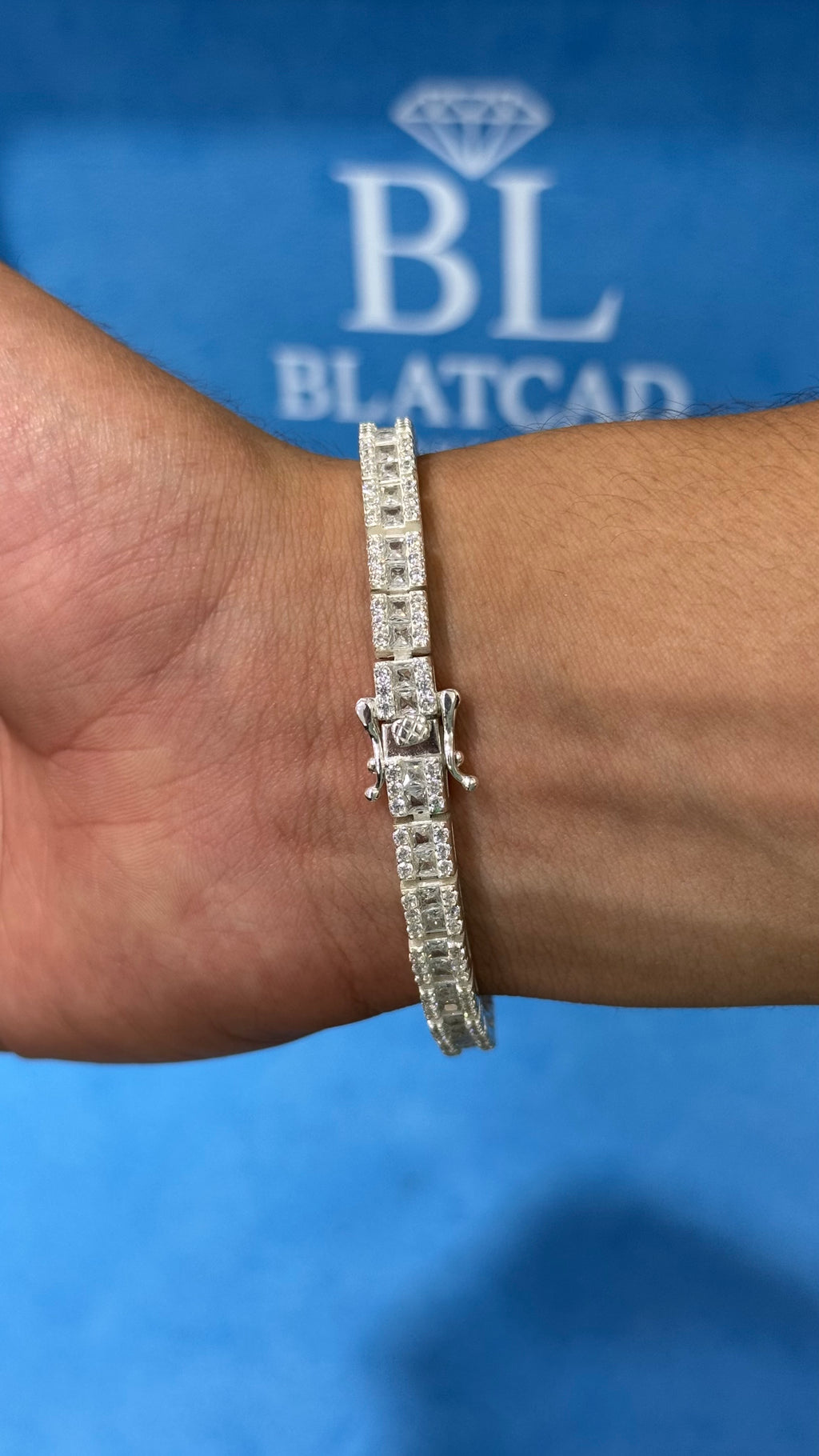 Pulso Baguette Plata.925