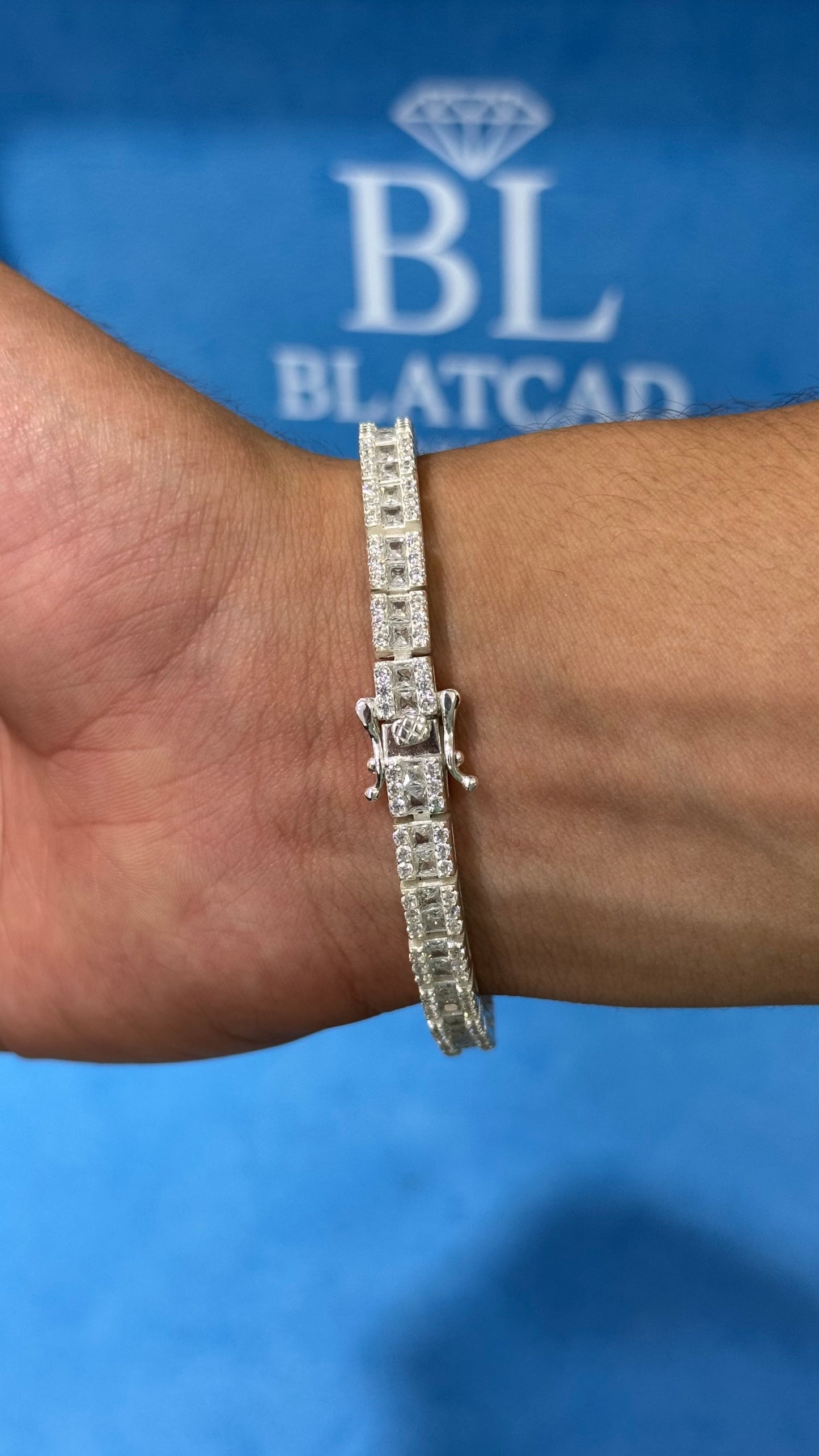 Pulso Baguette Plata.925