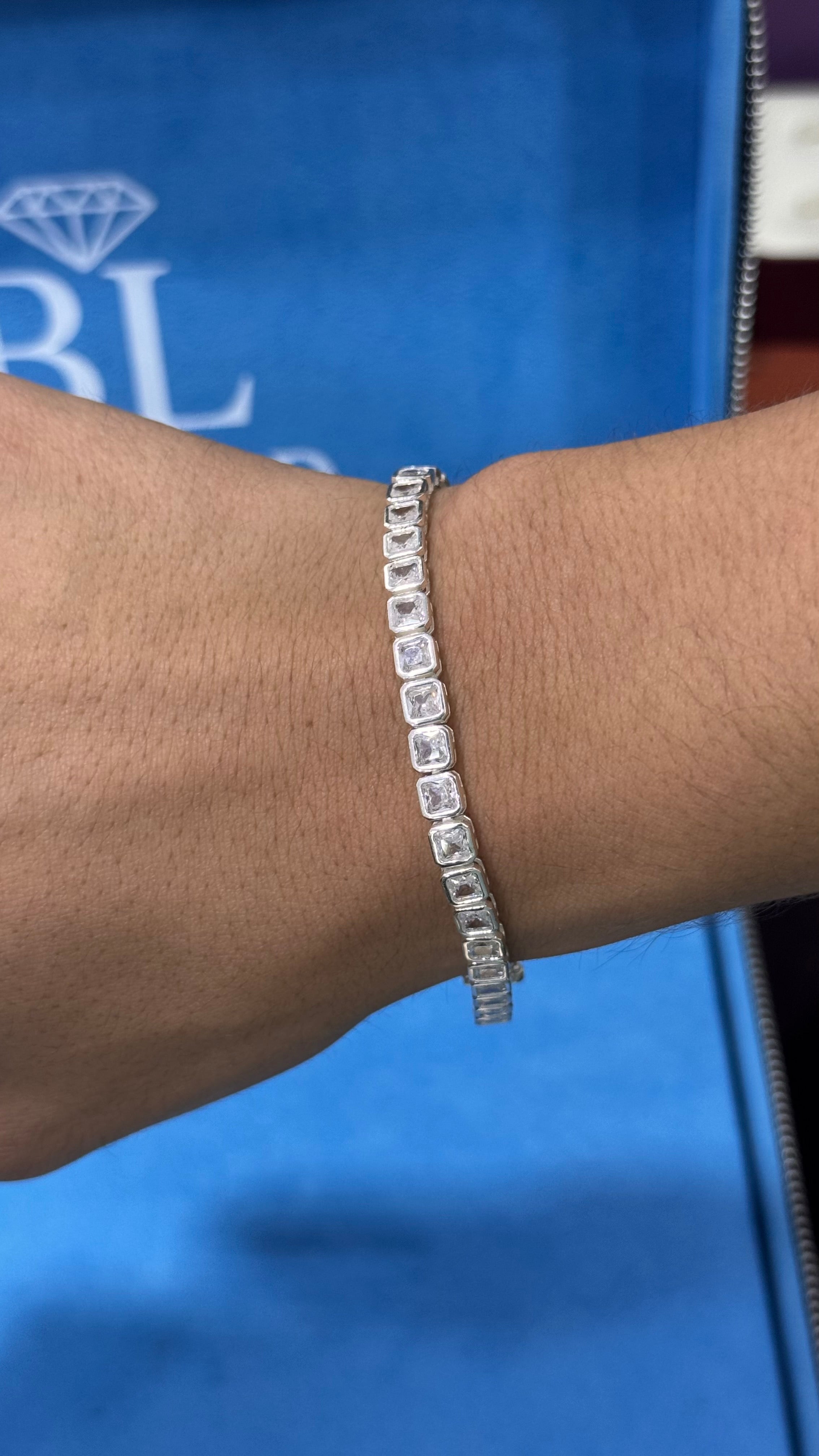 Pulso Cuadrado Plata.925