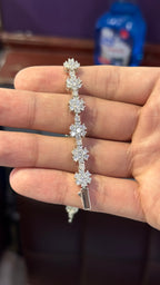 Pulso Copos nieve Plata.925