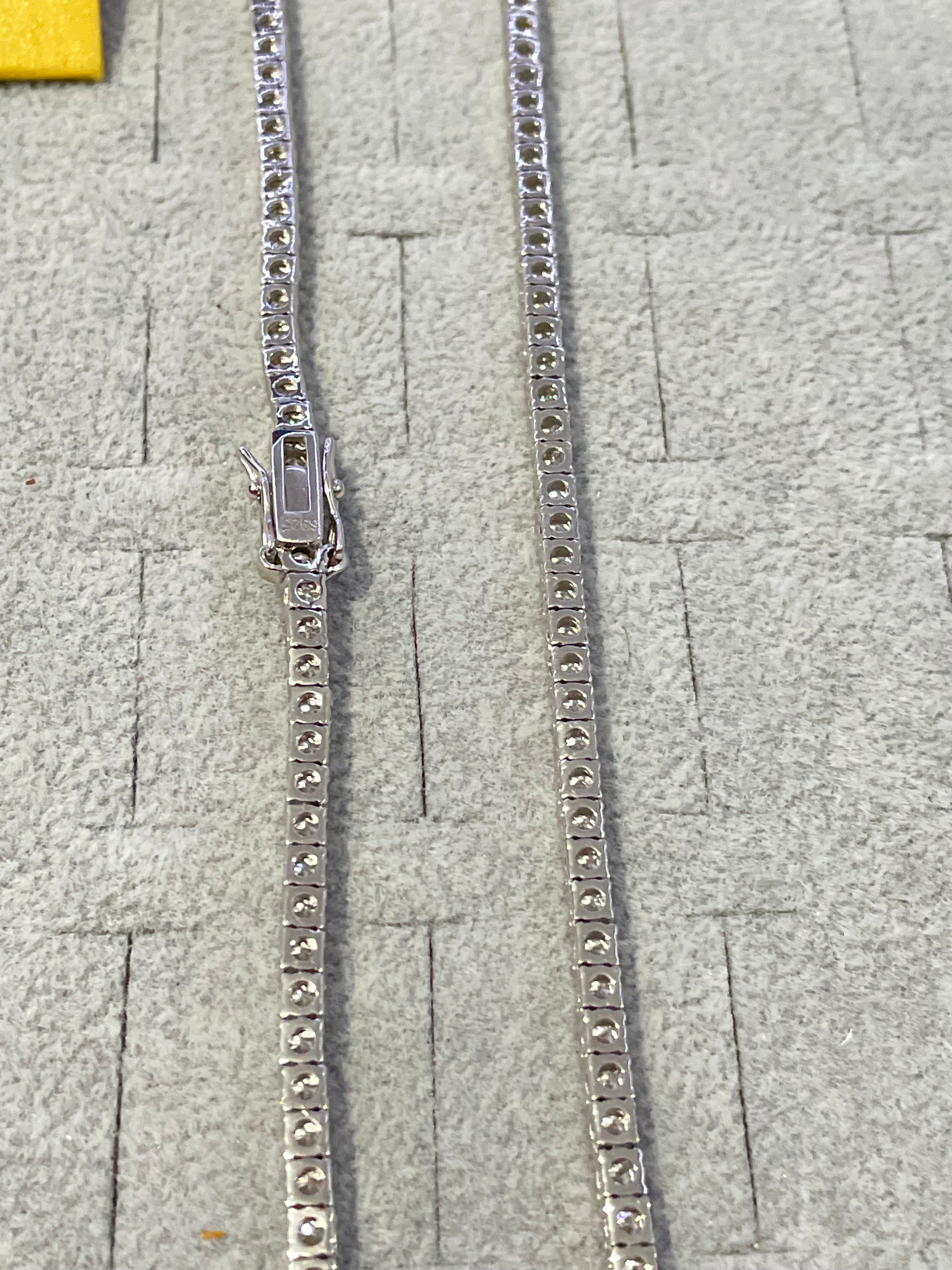 Moissanite Tennis Chain