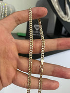 Cadena Barbada Oro 10 l