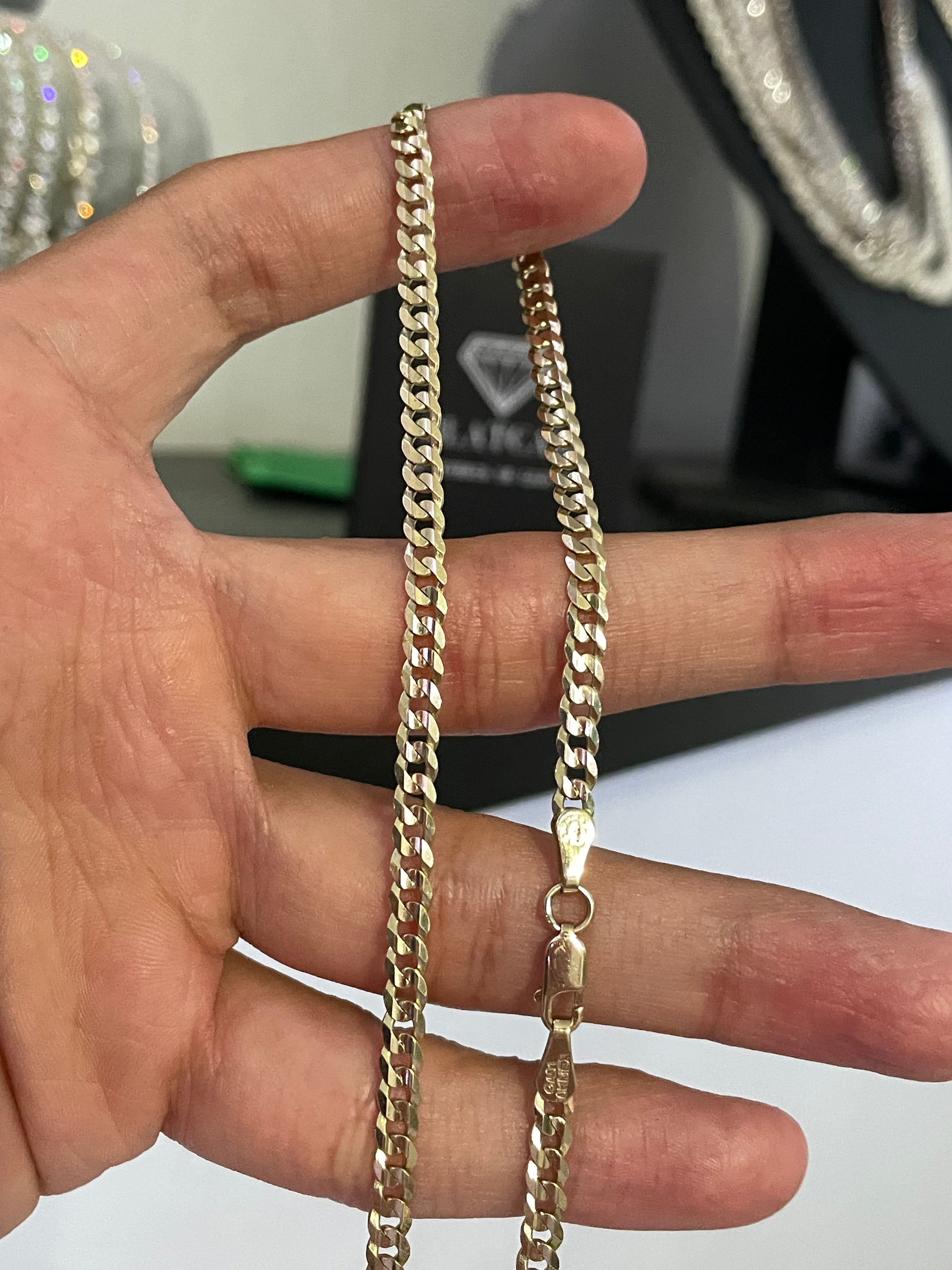 Cadena Barbada Oro 10 l