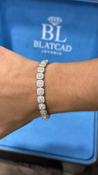 Pulso Tipo Tennis Moissanite