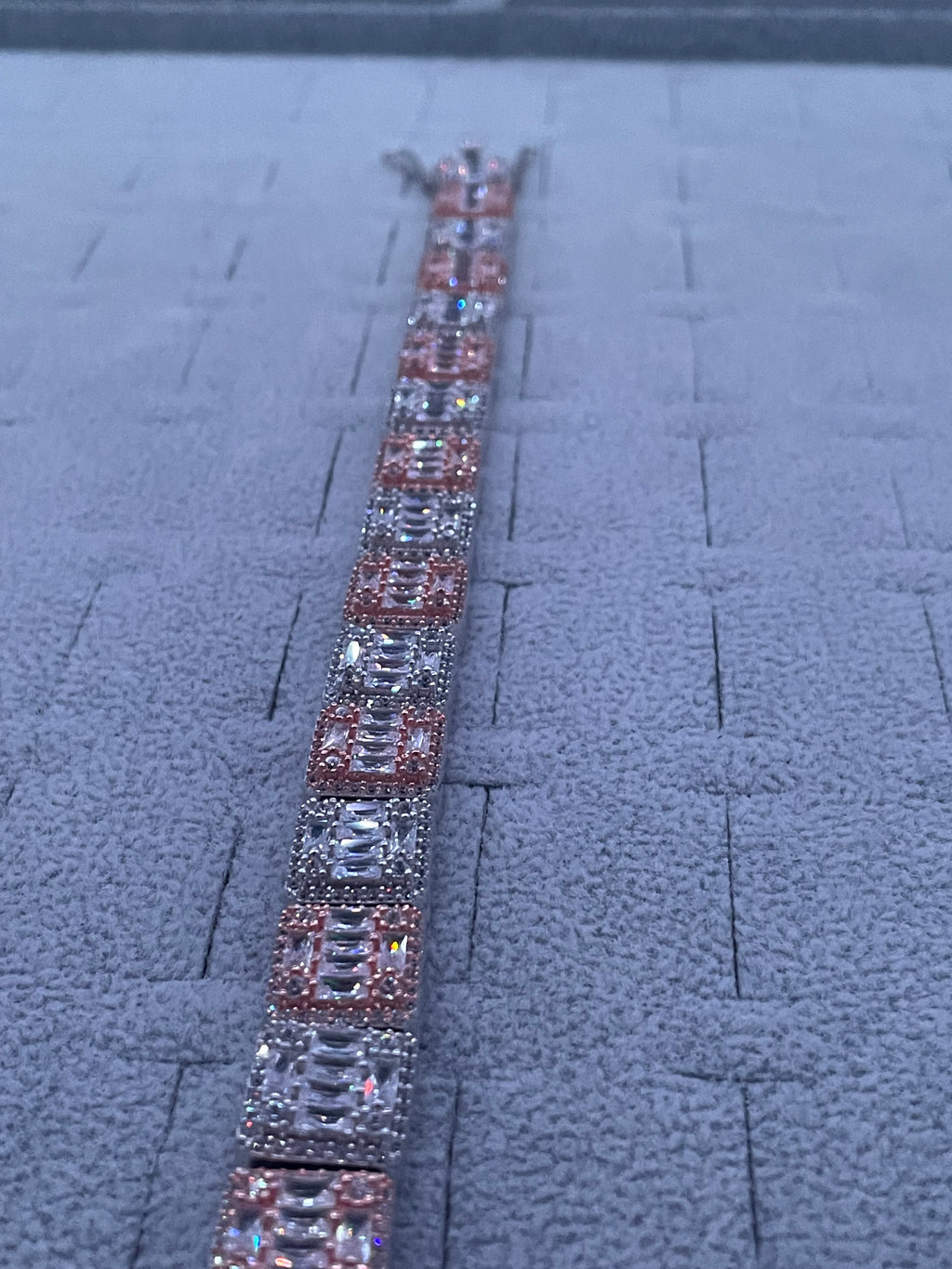 925 Silver Square Bracelet