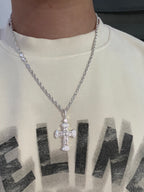 Twist And Cross Pendant Silver.925