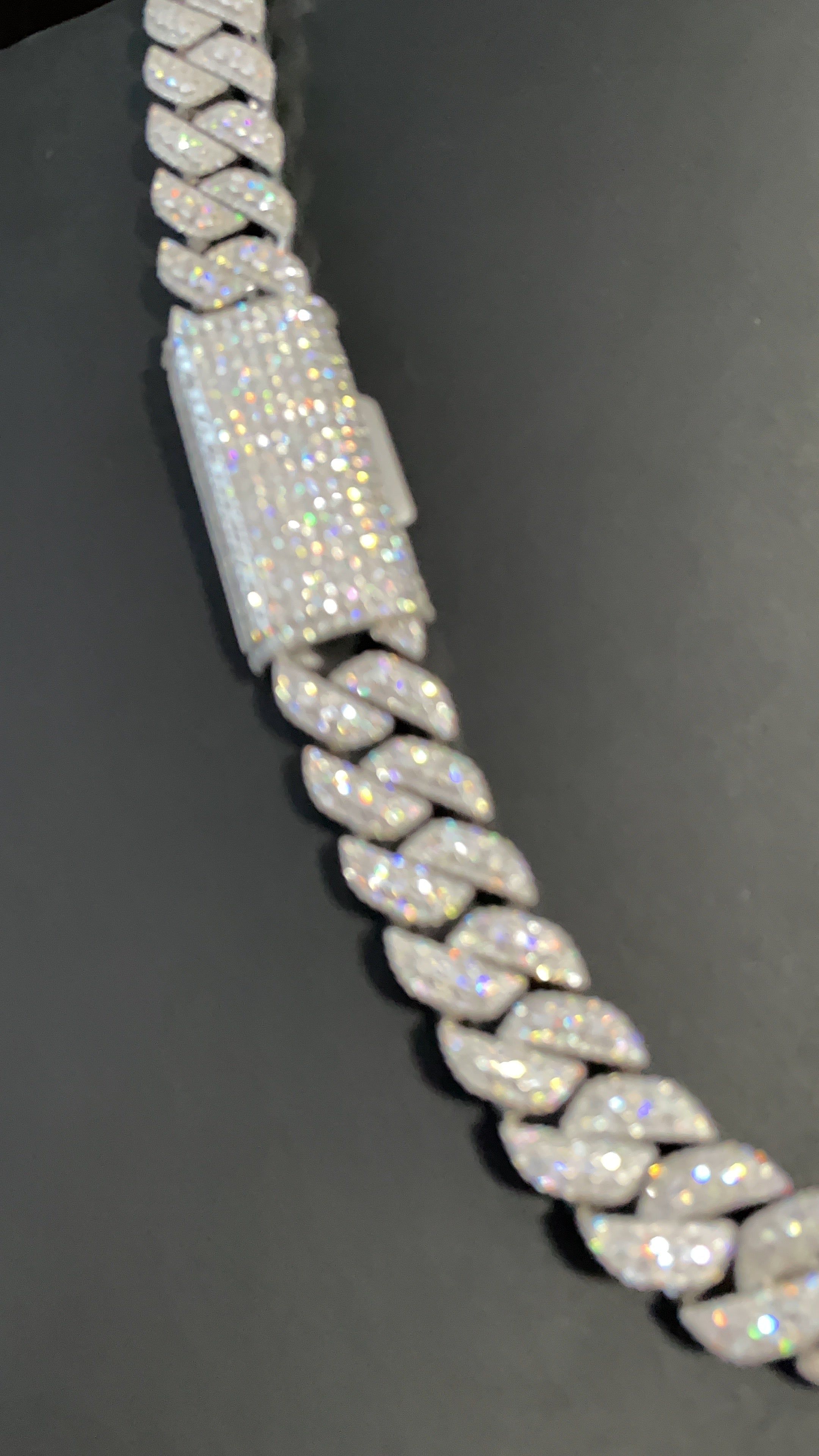 925 Silver Miami Chain