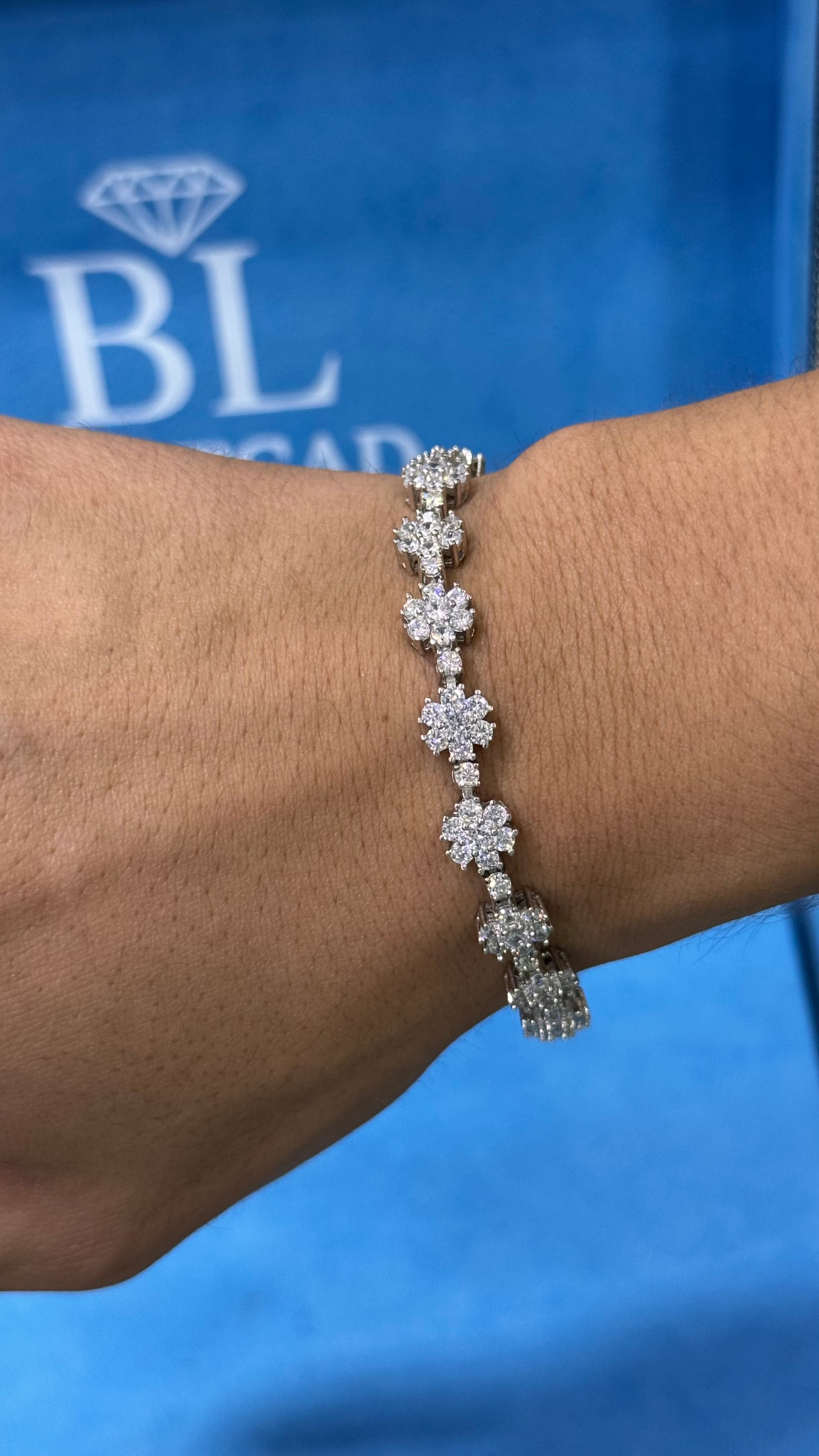 Pulso Copos nieve Plata.925