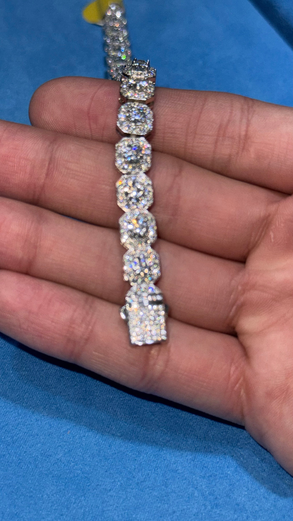 Pulso Tipo Tennis Moissanite