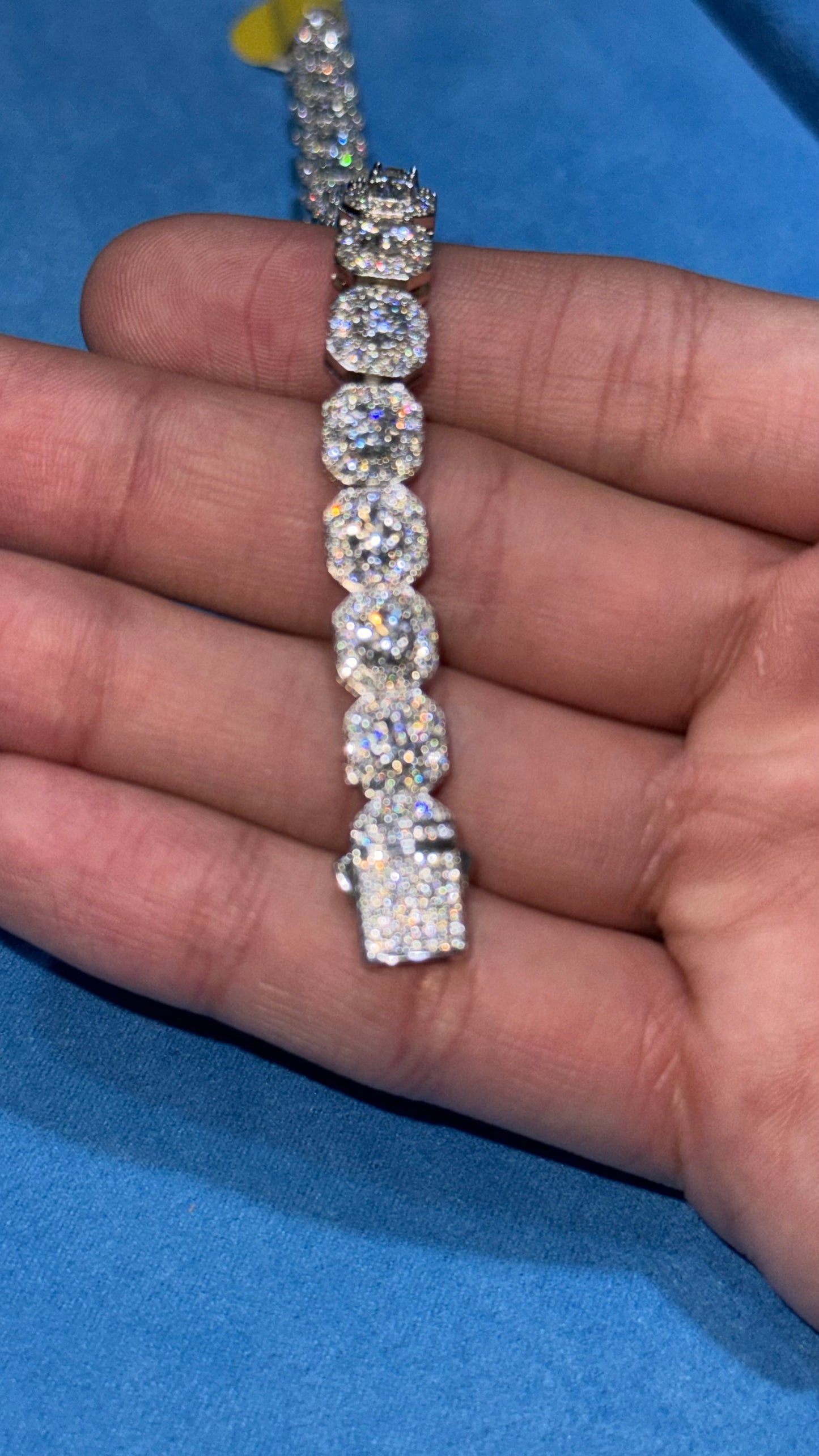 Pulso Tipo Tennis Moissanite