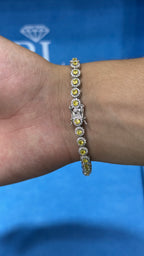 Pulso Tennis Circle Plata.925