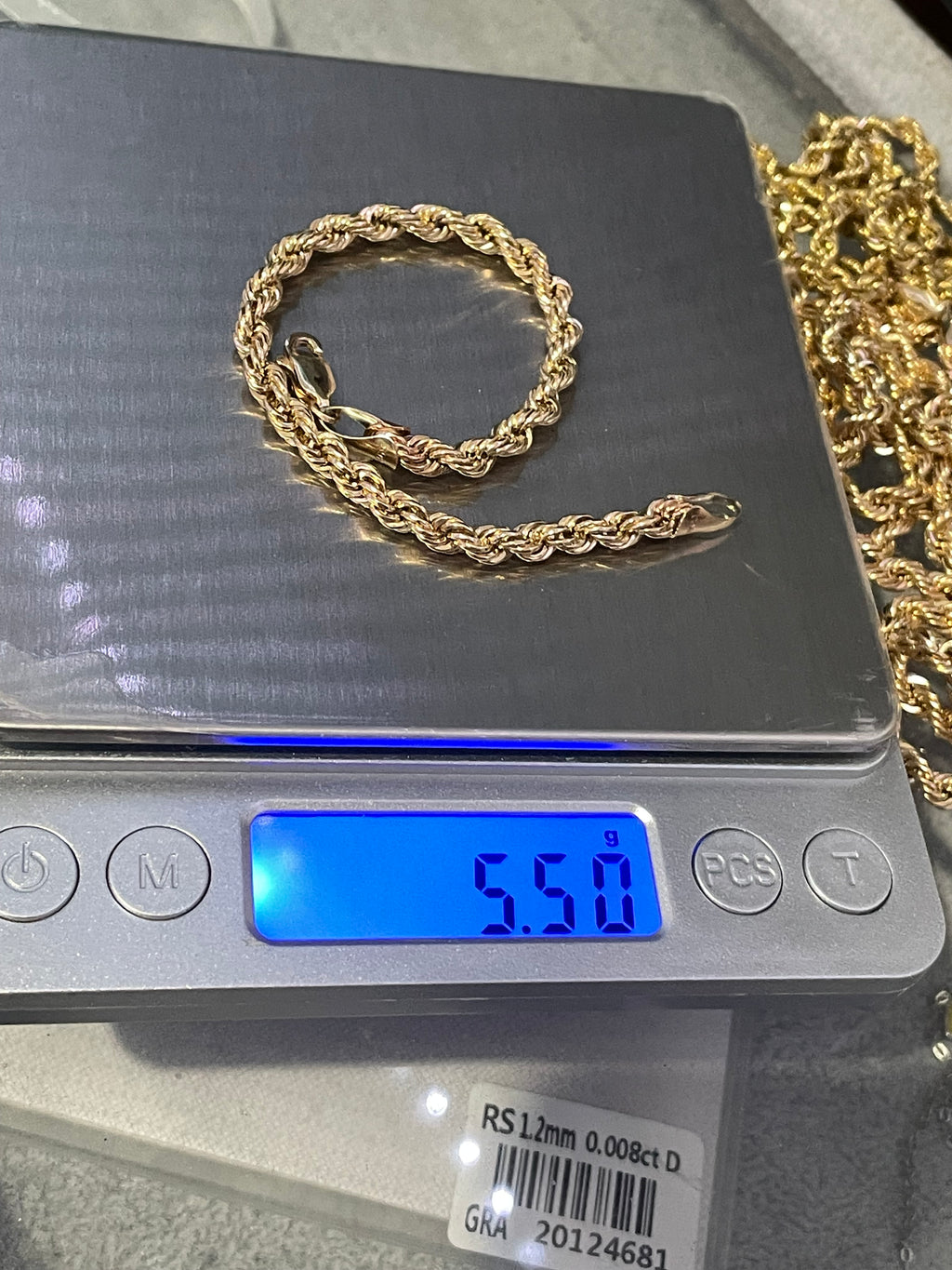 Pulso Torzal Oro 10k