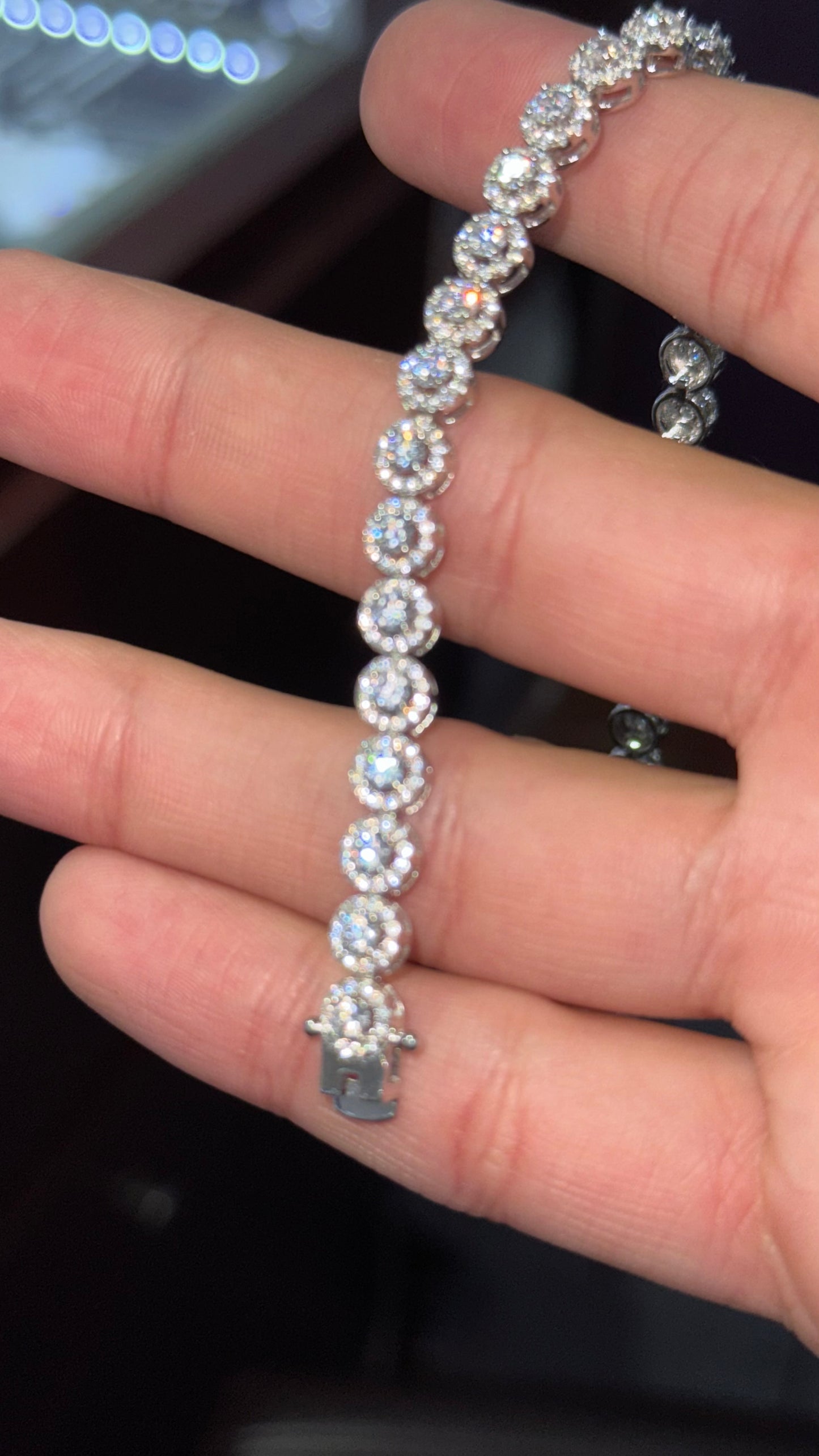 Pulso Tennis Circle Plata.925