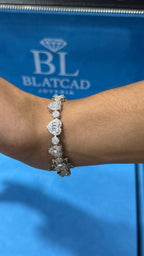 Pulso De corazones Plata.925