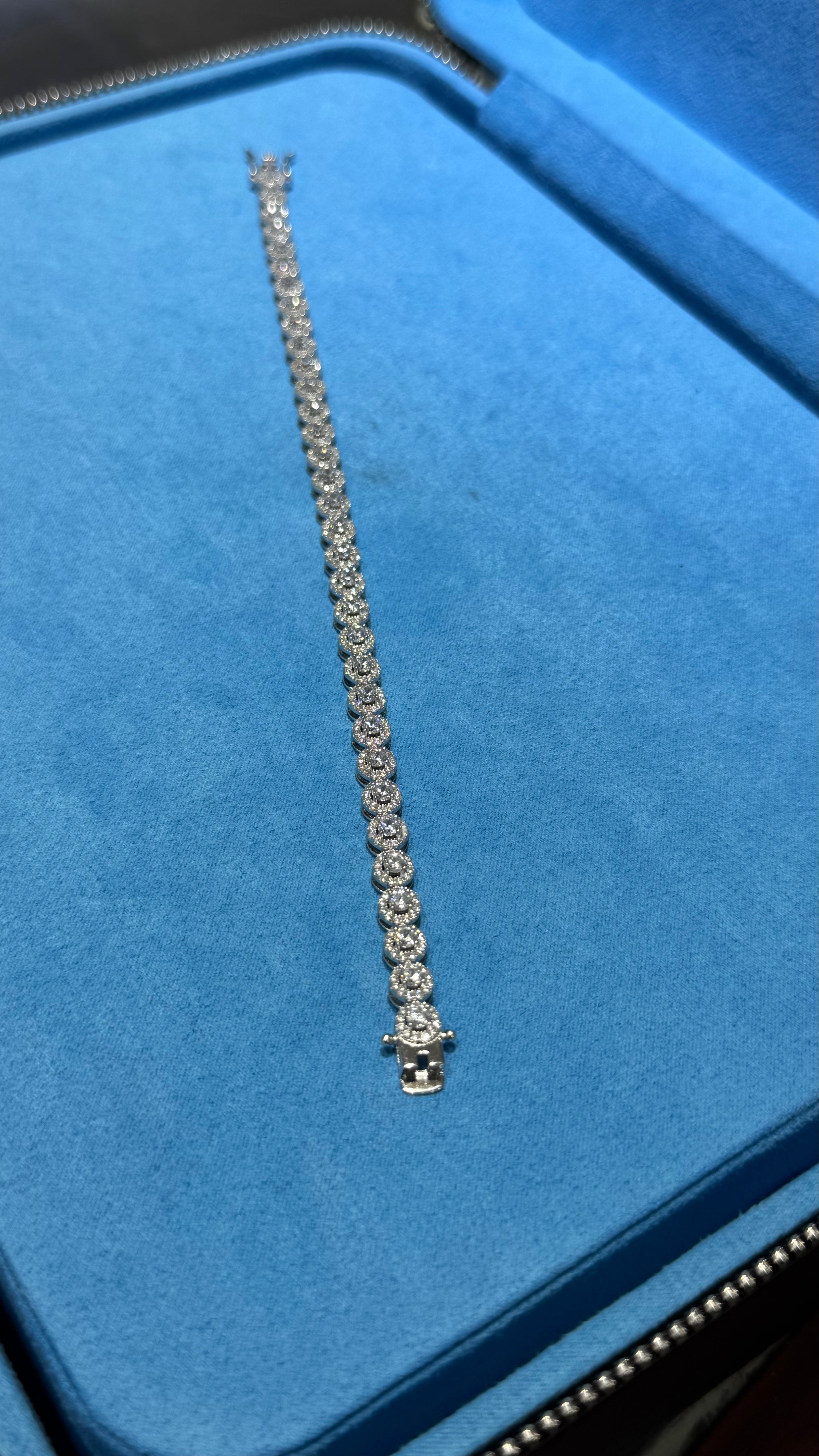 Pulso Tennis Circle Plata.925