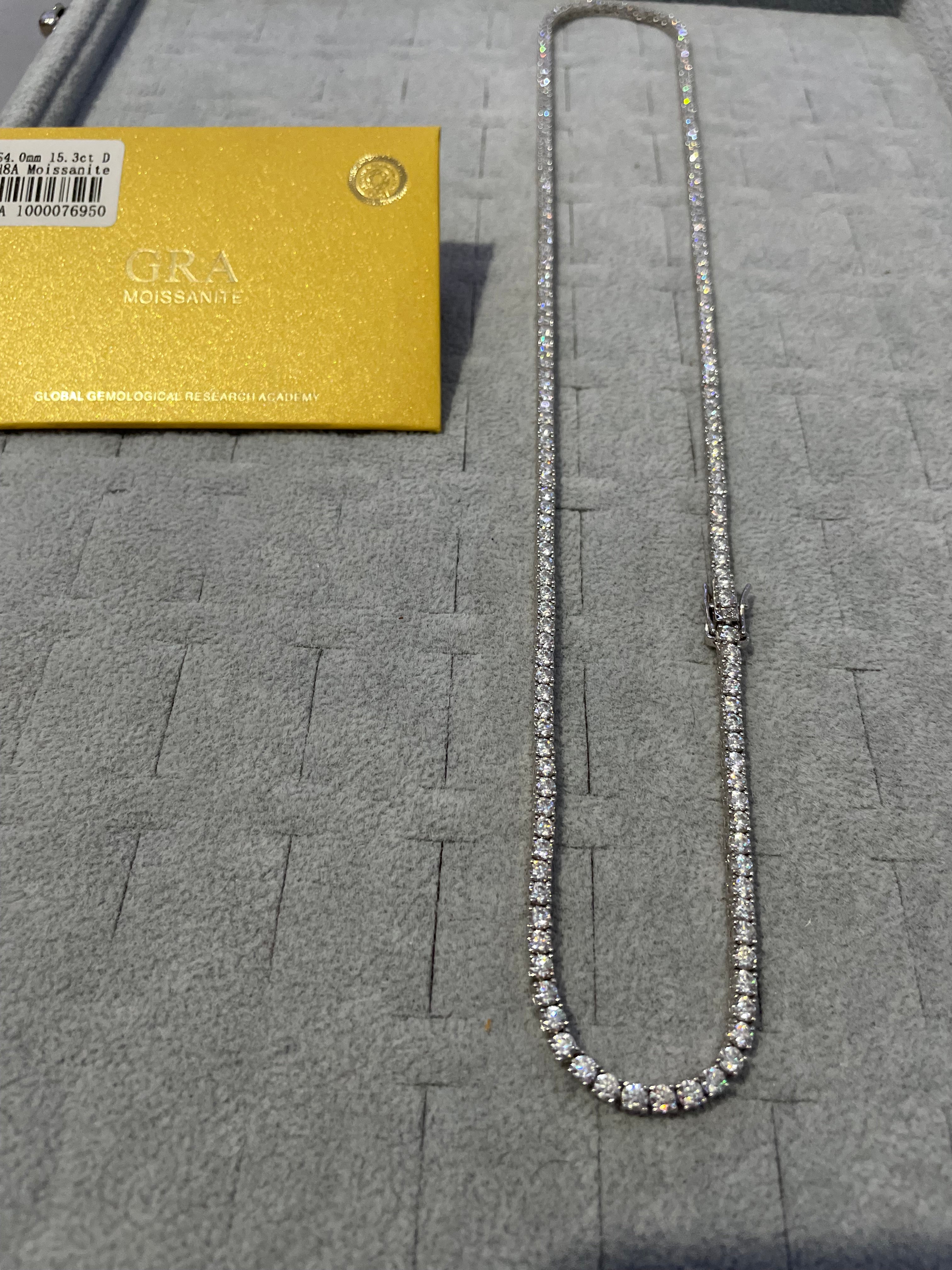 Moissanite Tennis Chain