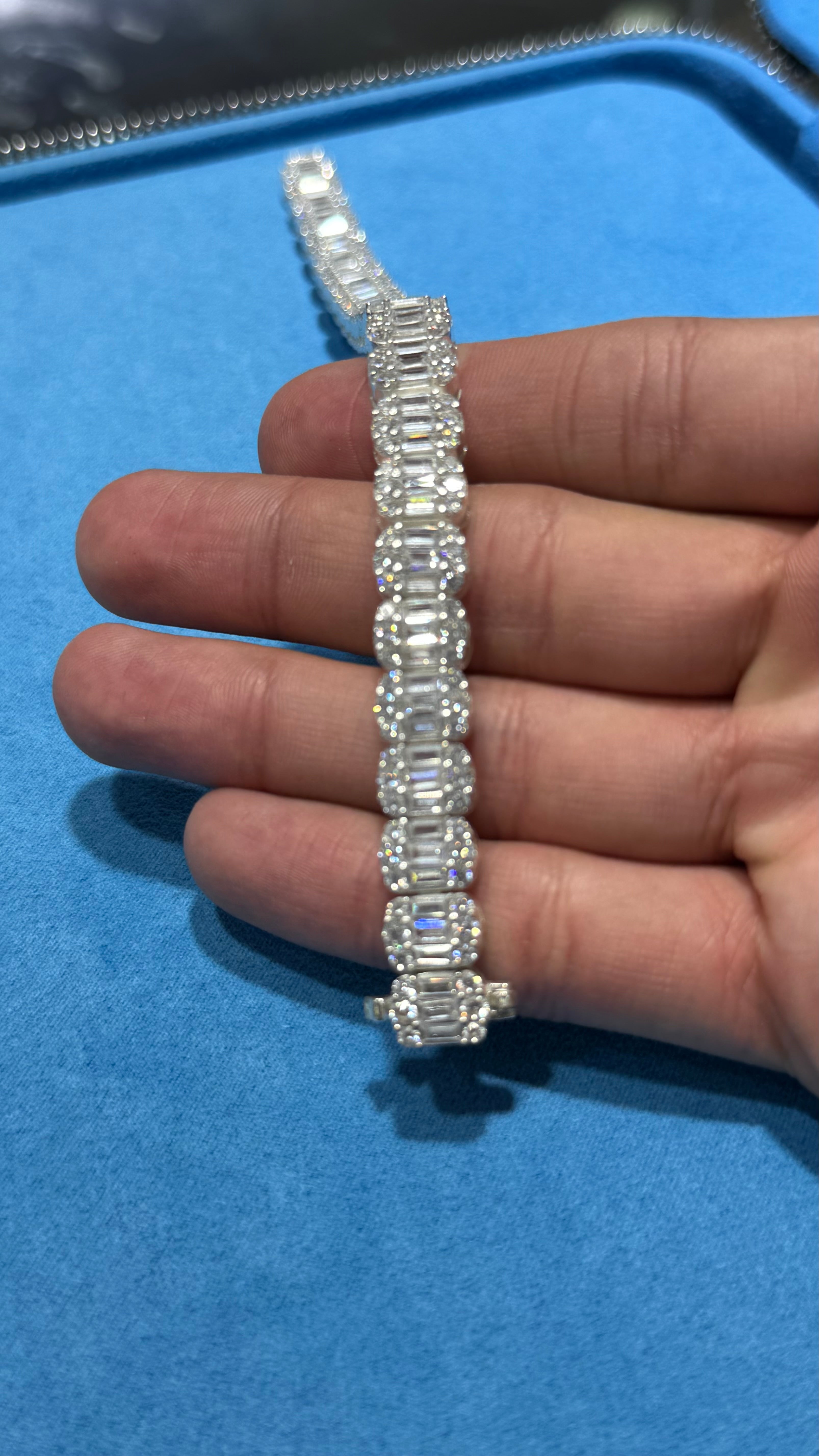 Pulso Baguette Plata.925