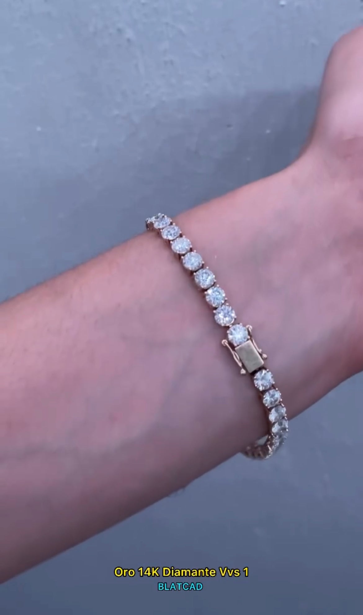 14K Gold Tennis Bracelet