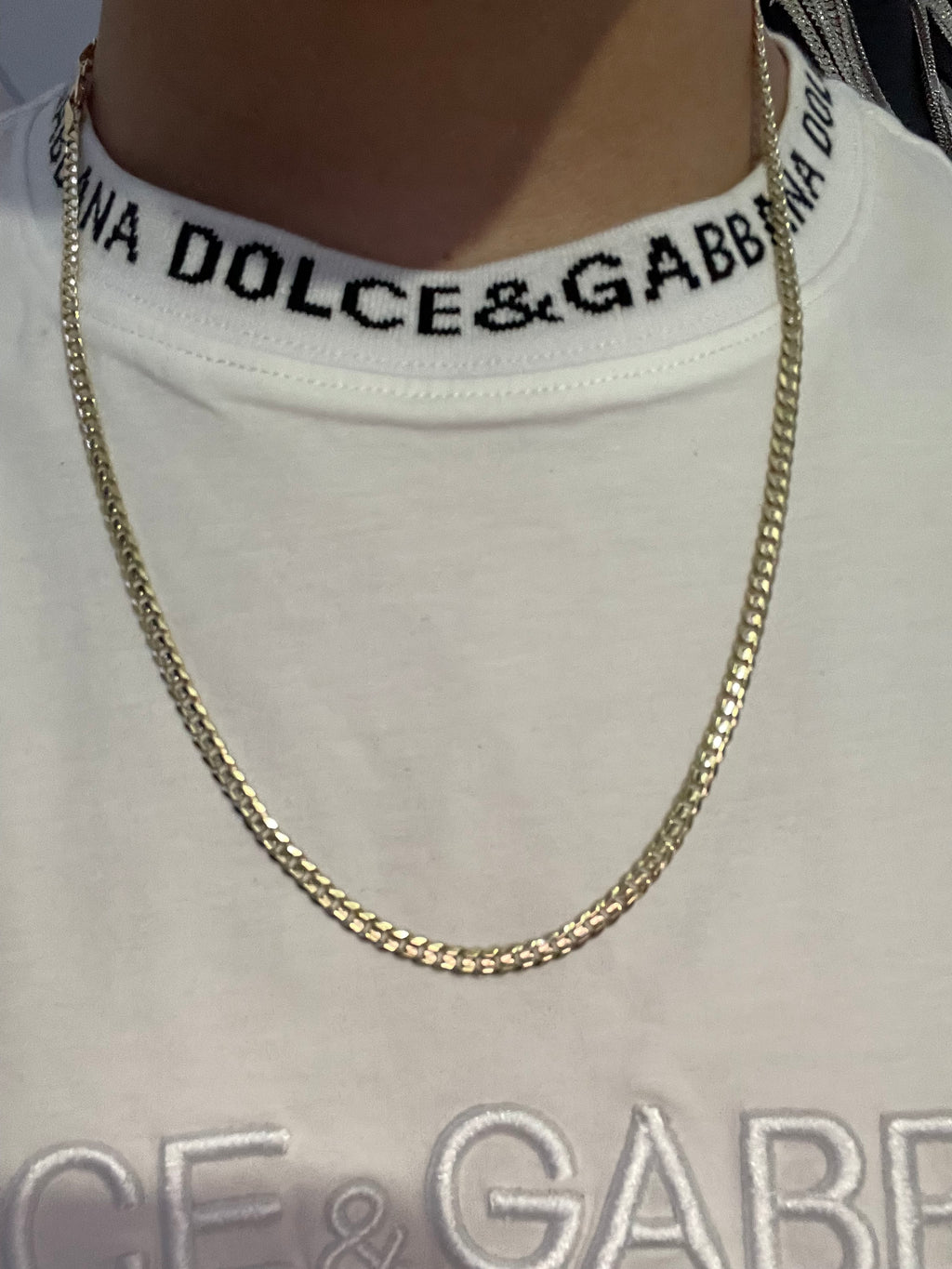 Cadena Barbada Oro 10 l