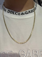 Cadena Barbada Oro 10 l