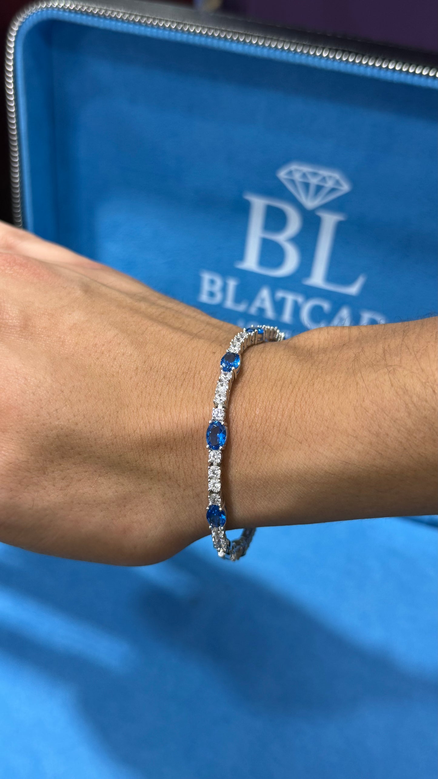 Pulso Corte Esmeralda Plata.925