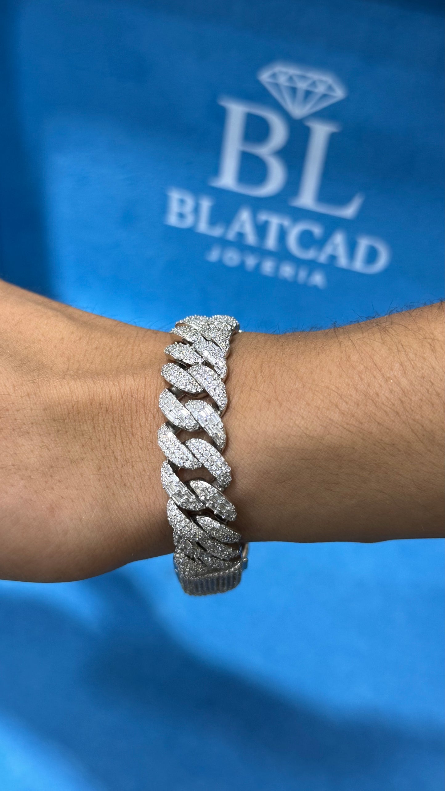 Pulso Miami Baguette Plata.925