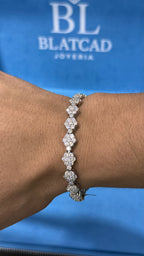 Pulso Crew Moissanita Plata.925