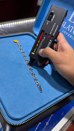 Pulso Corazones Moissanita Plata.925