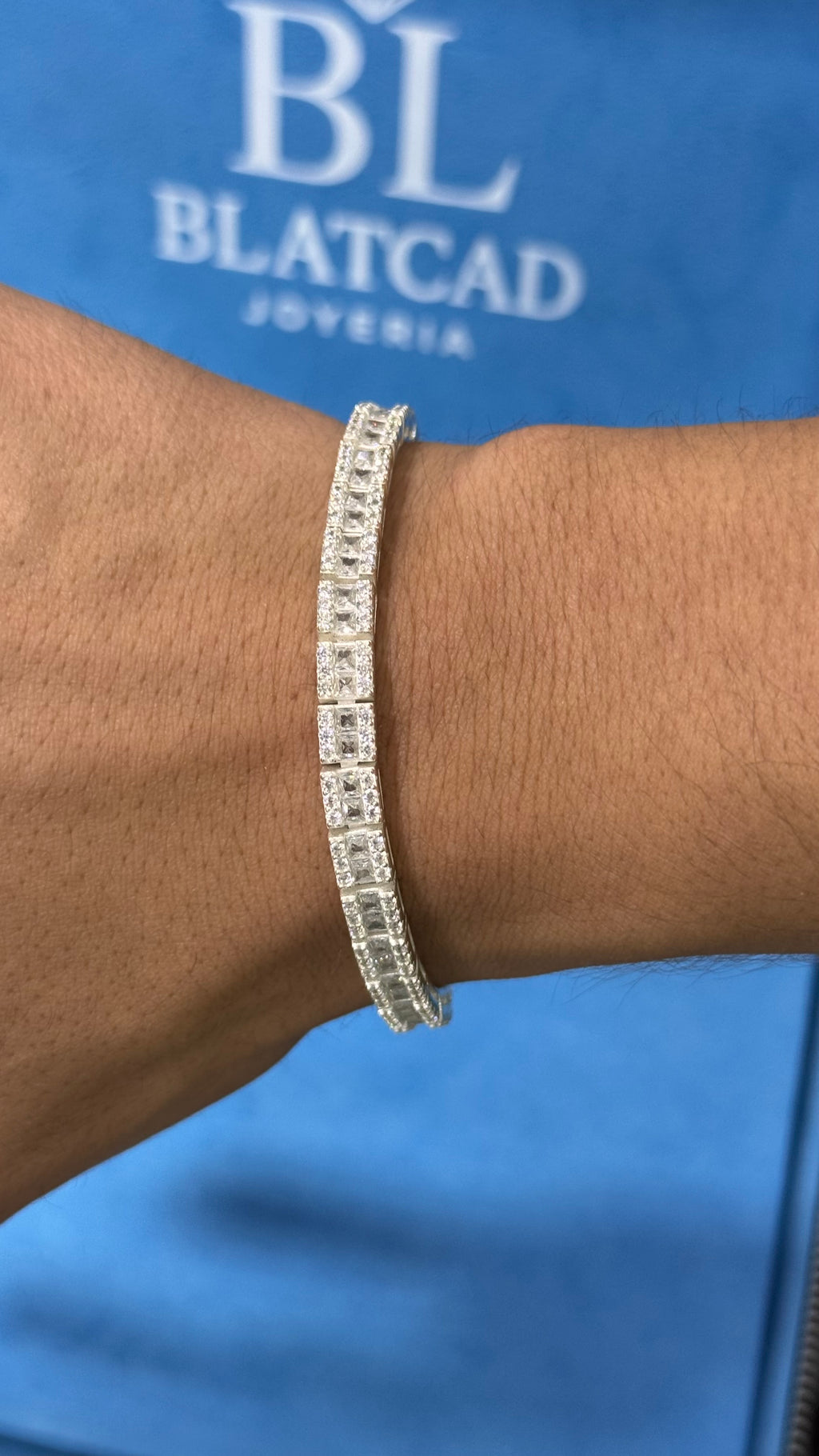 Pulso Baguette Plata.925